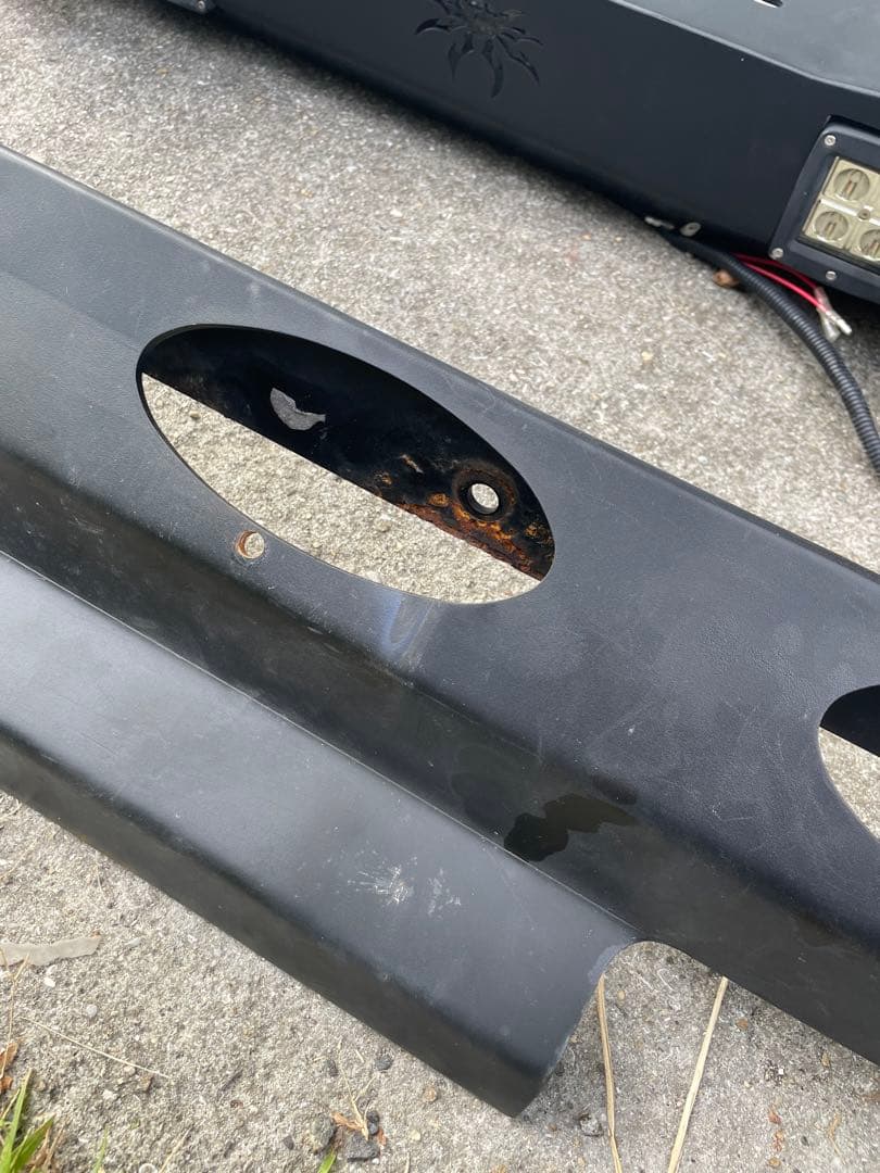 JLラングラー　スチールバンパー　猪狩り　ショートバンパー　スキッドプレート付き