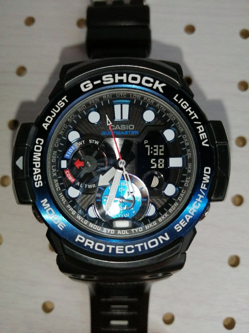 カシオ　G-shock GN-1000B 洗浄済み　美品　ガルフマスター