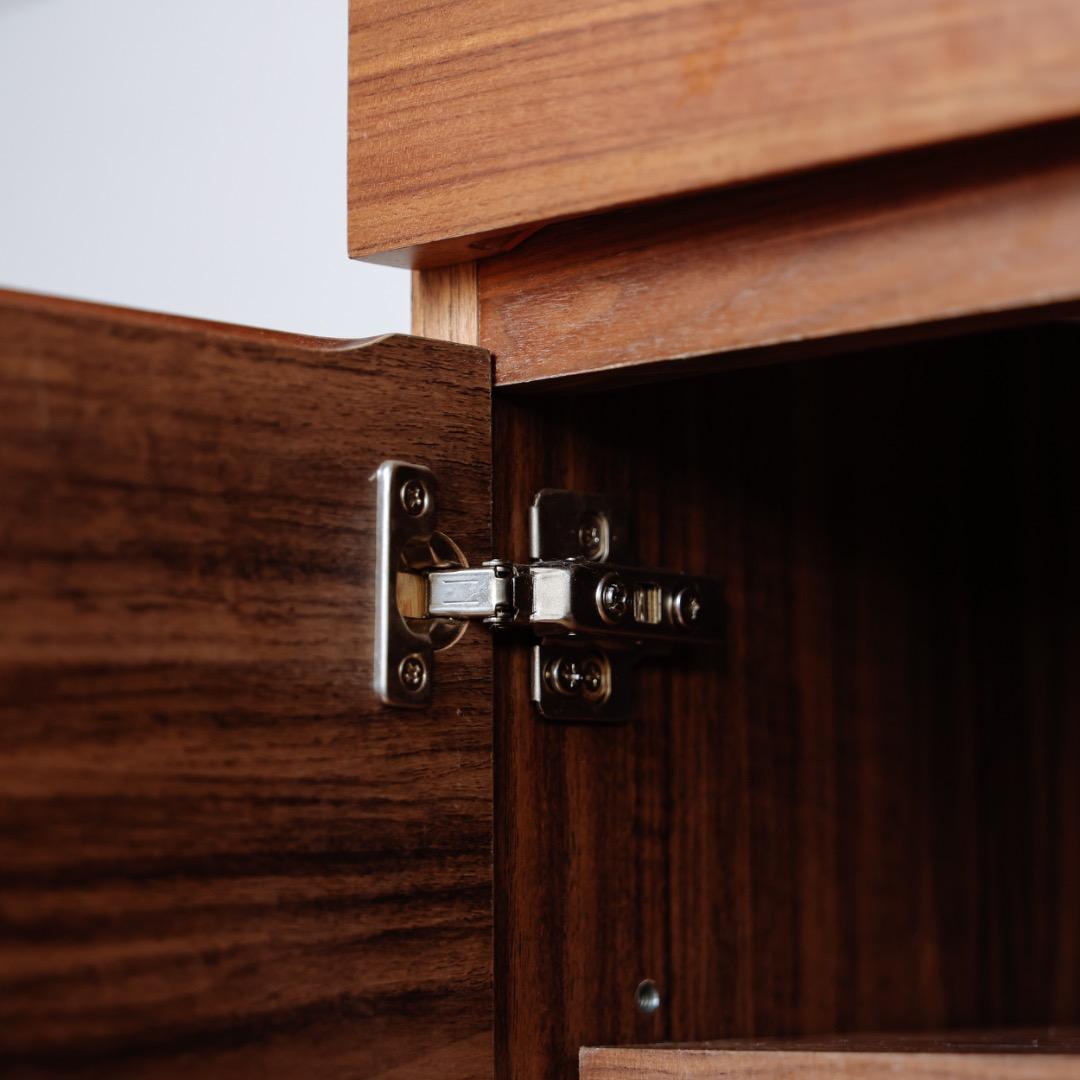 無印良品　木製キャビネット　木扉　ウォールナット材突板　磯野タマさま専用