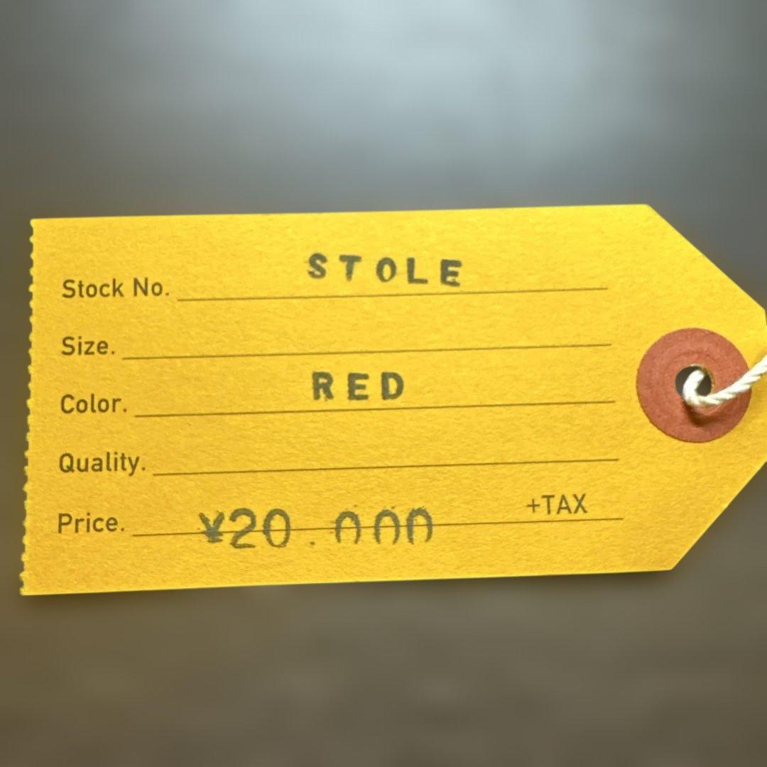 アットラスト　ストール　レッド