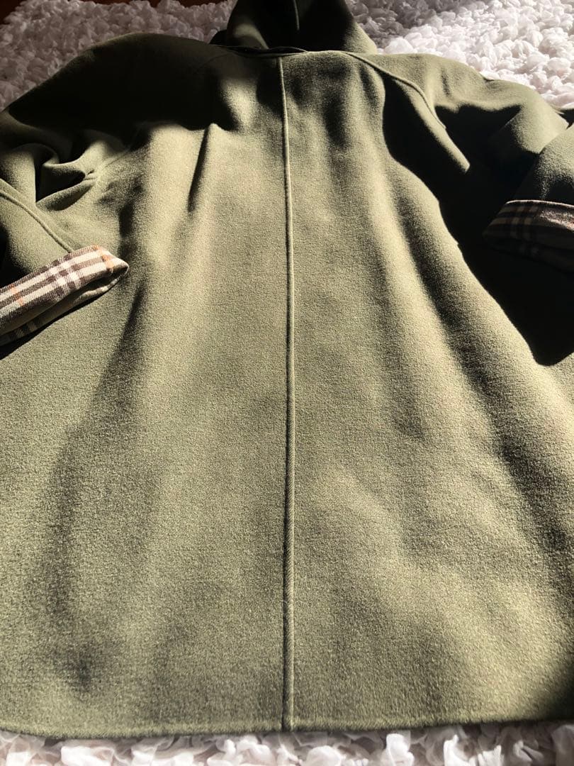 美品 Burberrys ピーコート カシミア混 希少色　カーキーグリーン