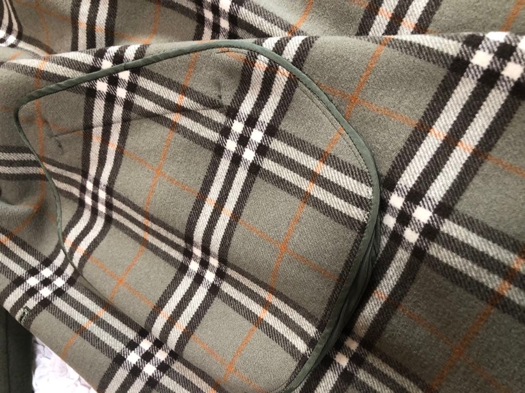 美品 Burberrys ピーコート カシミア混 希少色　カーキーグリーン