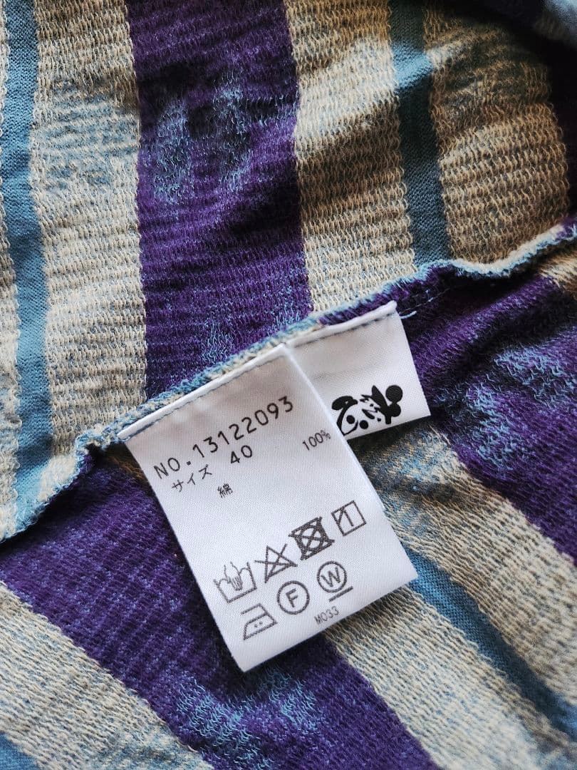 慈雨　花柄　チュニック　トップス　ドローコード　アシンメトリー