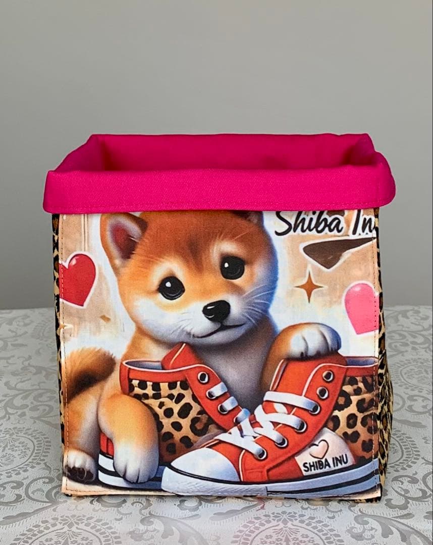 えっこ様　可愛いわんこ　トートバッグ　小物入れ