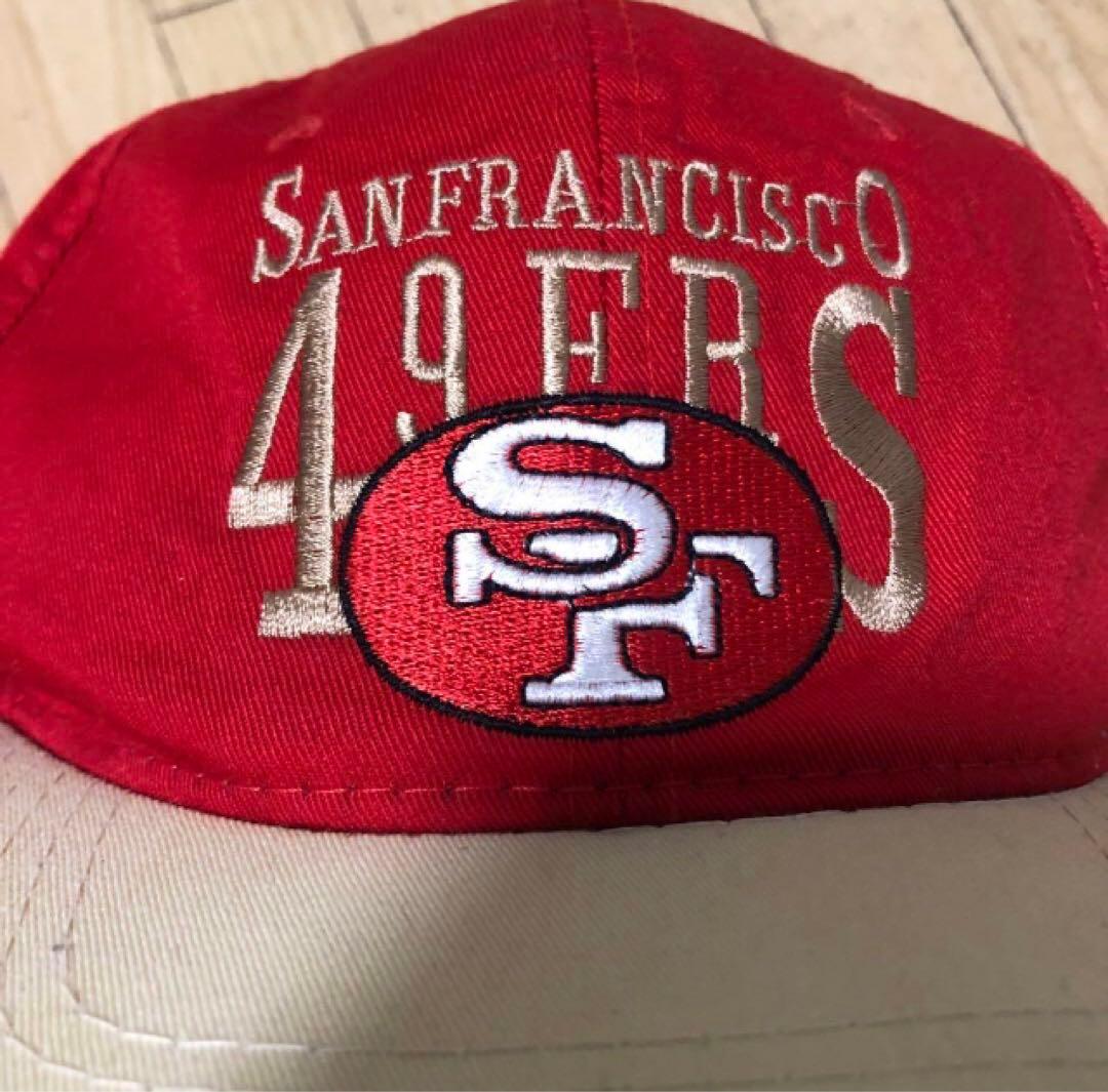 希少❗️NFL サンフランシスコ 49ers ヴィンテージ キャップ つば裏緑