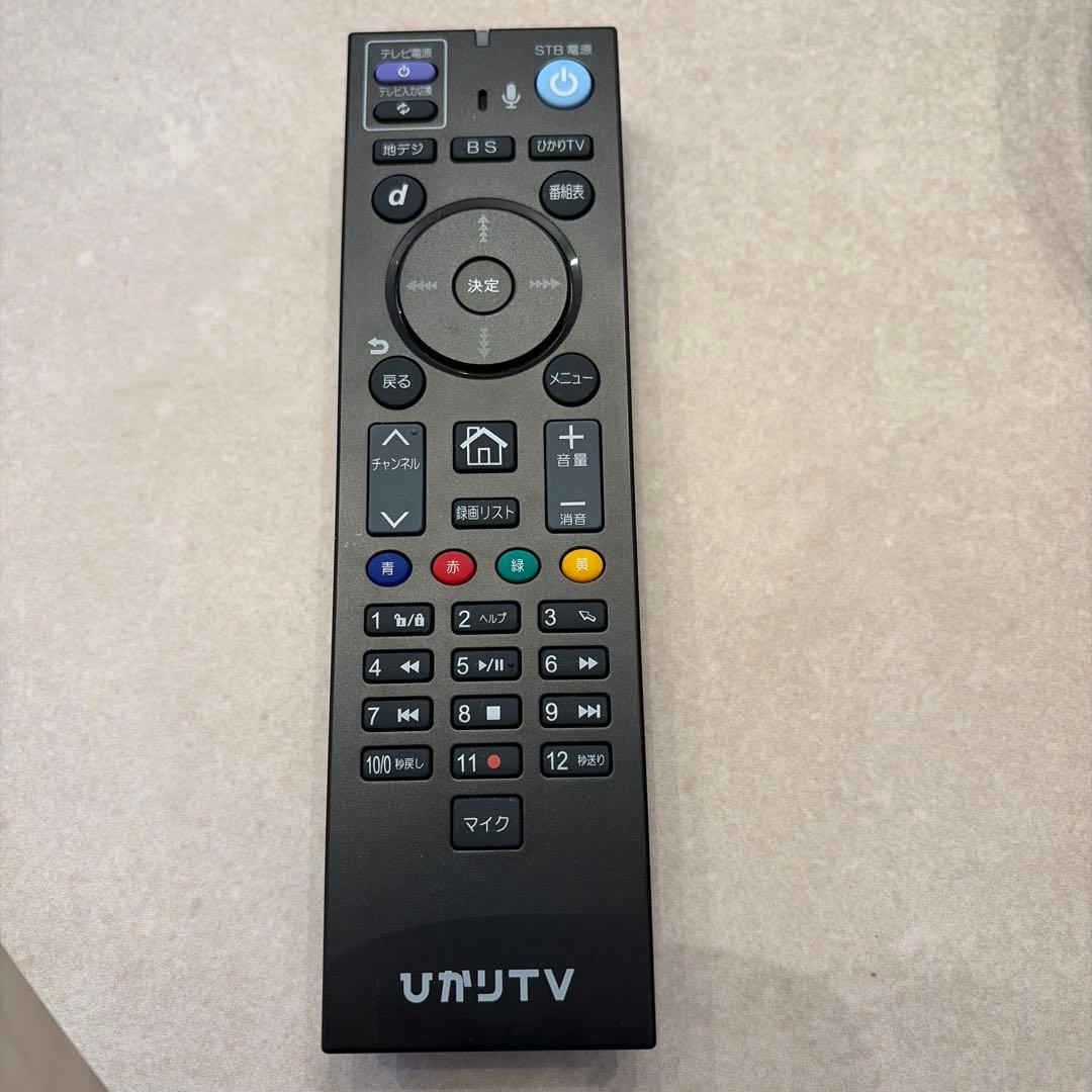 ひかりTV チューナー ST3400 リモコン