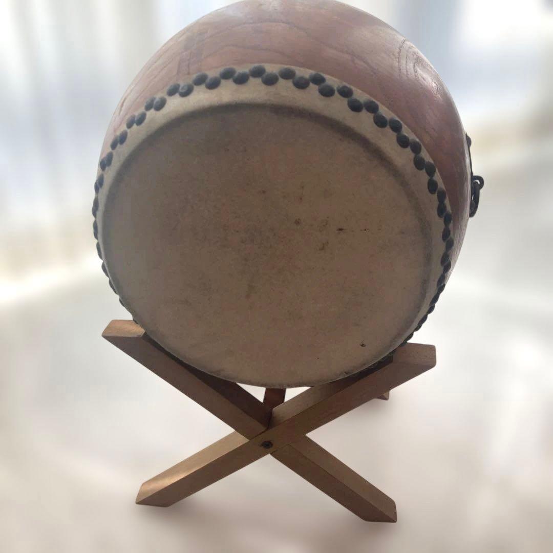 【程度良好】和太鼓　伝統和楽器　台座、秋祭