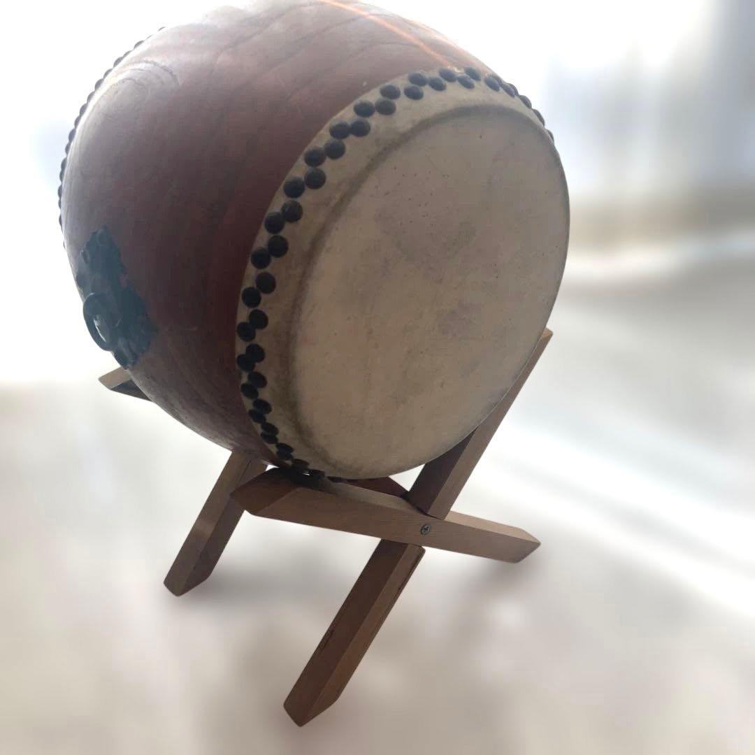 【程度良好】和太鼓　伝統和楽器　台座、秋祭