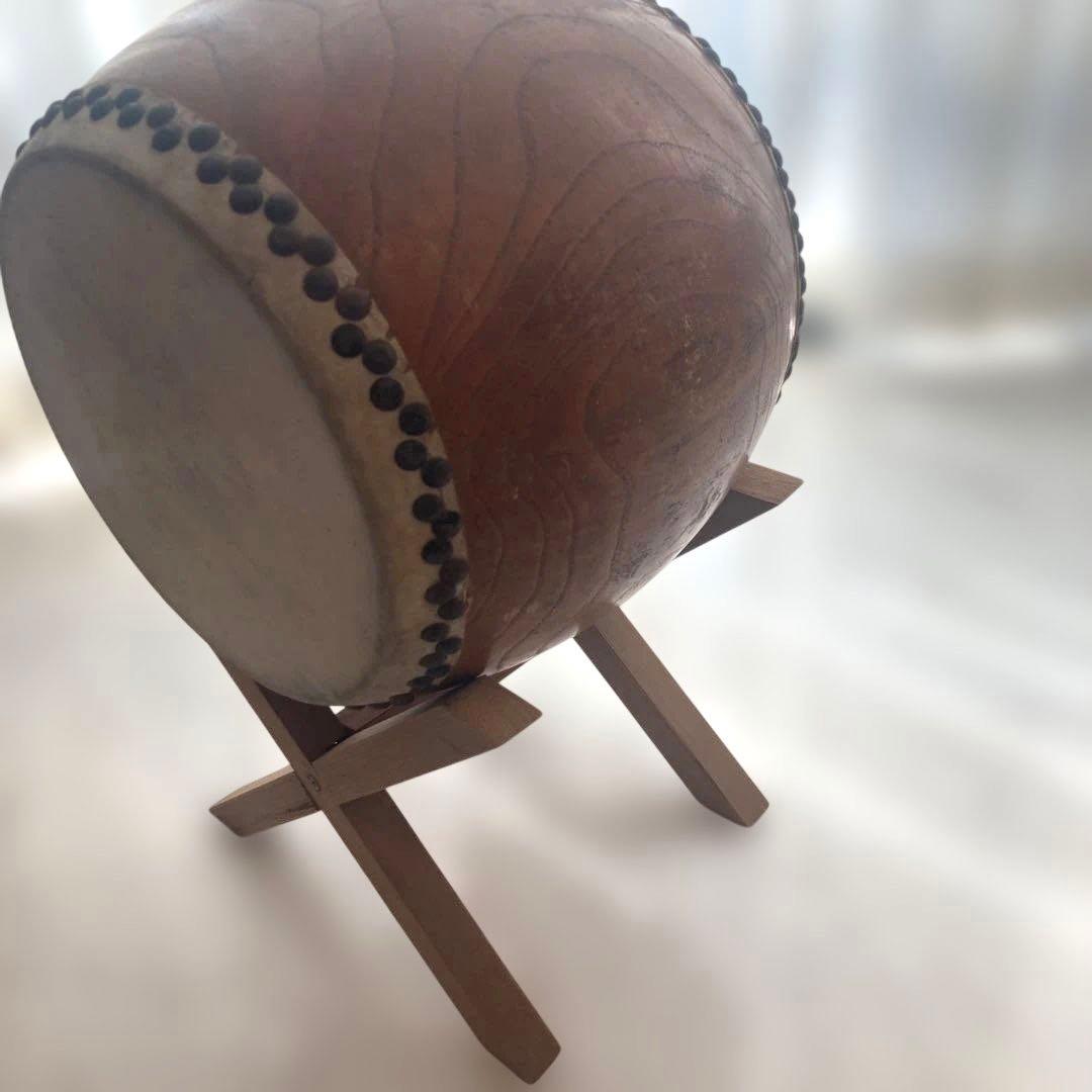 【程度良好】和太鼓　伝統和楽器　台座、秋祭