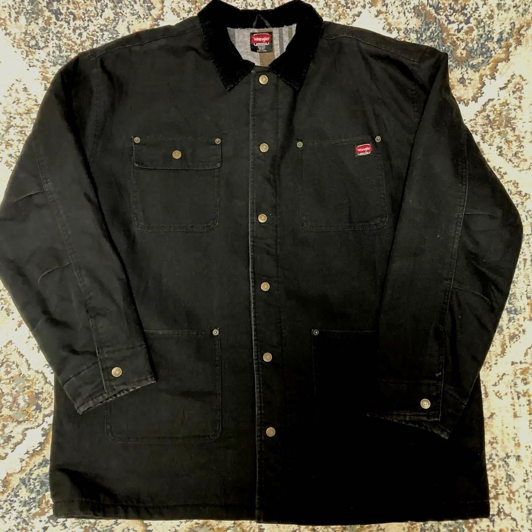 ラングラー ミシガンチョアコート ワークジャケット カバーオール ブラック