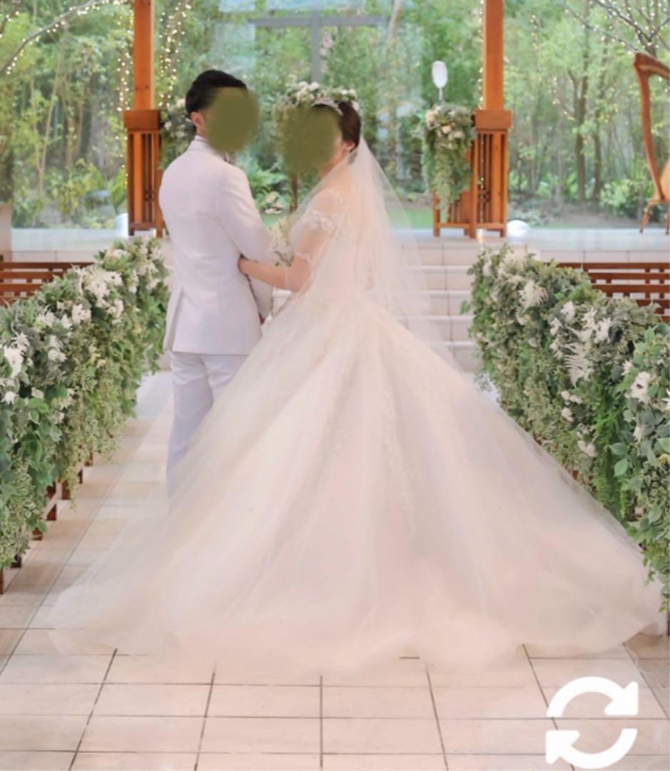 ウェディングドレス　美品　結婚式　前撮り　フォトウェディング　二次会　ドレス