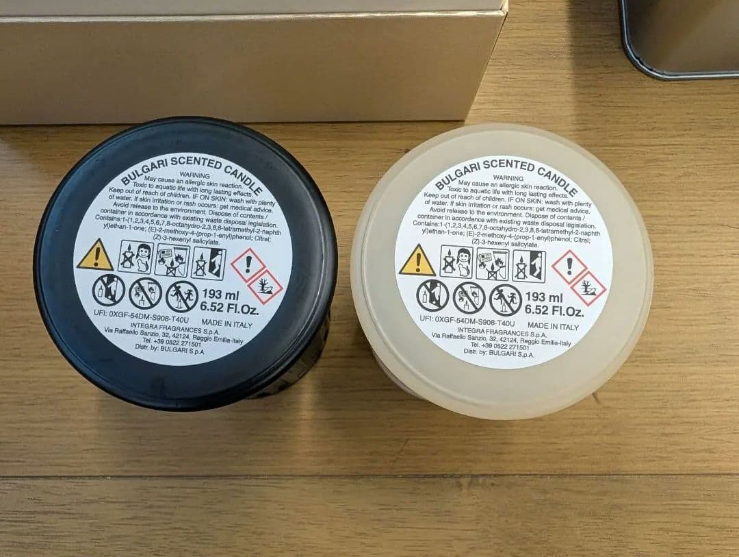 □ブルガリ■アロマキャンドル・2個セット