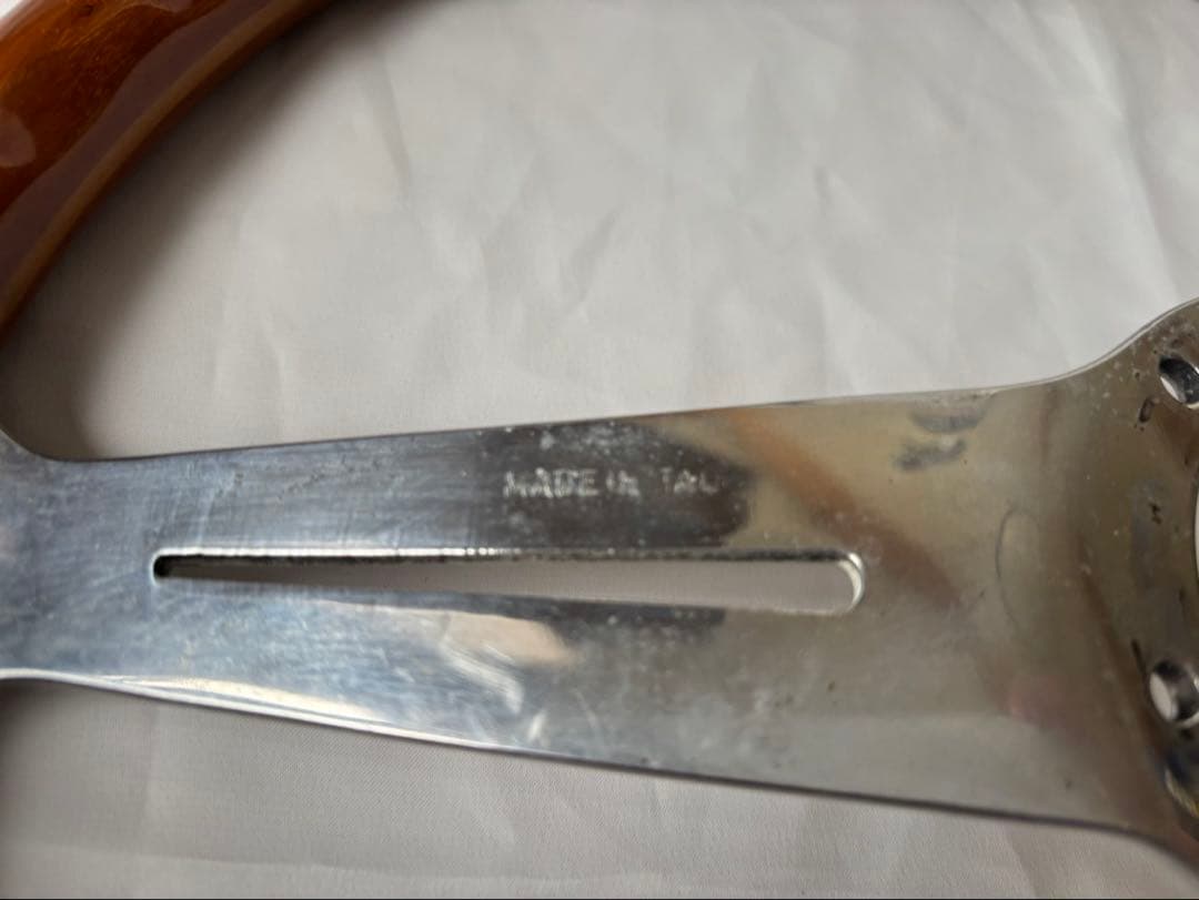 ド*ド様 ウッドステアリングホイール 3スポーク 本体　ボスセット