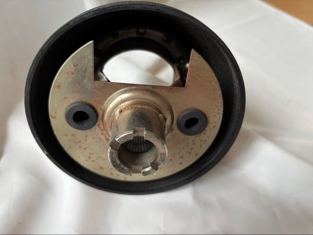 ド*ド様 ウッドステアリングホイール 3スポーク 本体　ボスセット