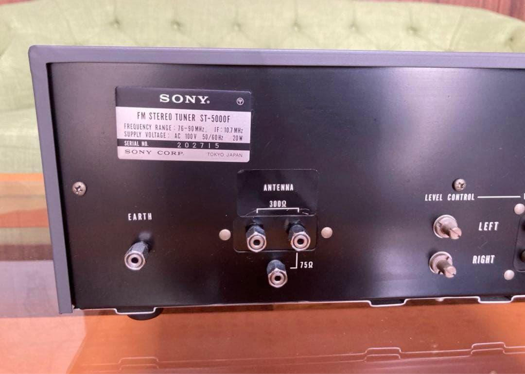 SONY FMチューナー ステレオチューナー ST-5000F