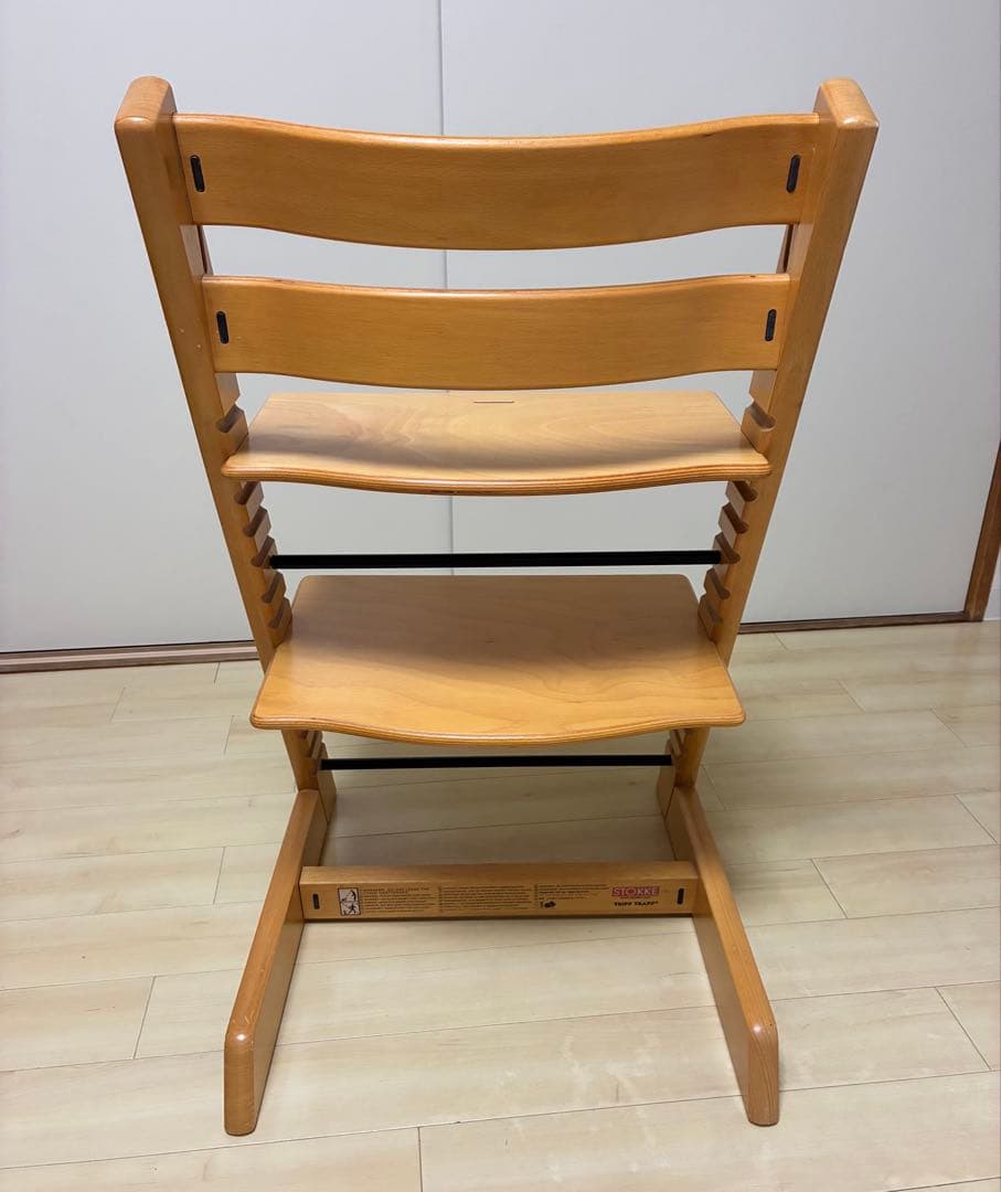 STOKKE ストッケ トリップトラップ ベビーチェア ナチュラル　取説付き