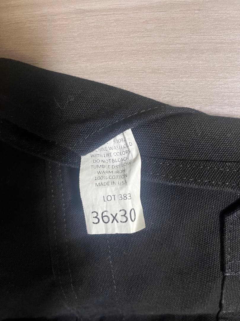 保留、パップROUND HOUSE ブラックオーバーオール