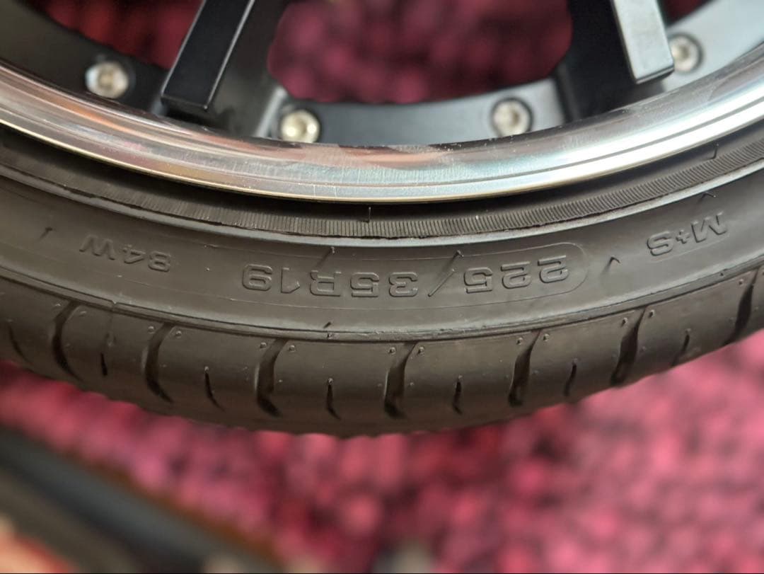 WORK グノーシスCVS 19インチ4本　pcd114.3 バラ売り可能です