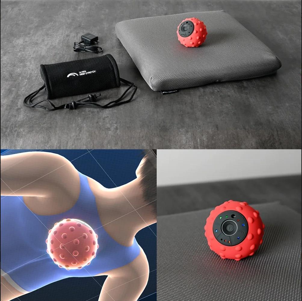 【新品】ウルトラディープストレッチセット　レッド　肩甲骨はがし　美顔