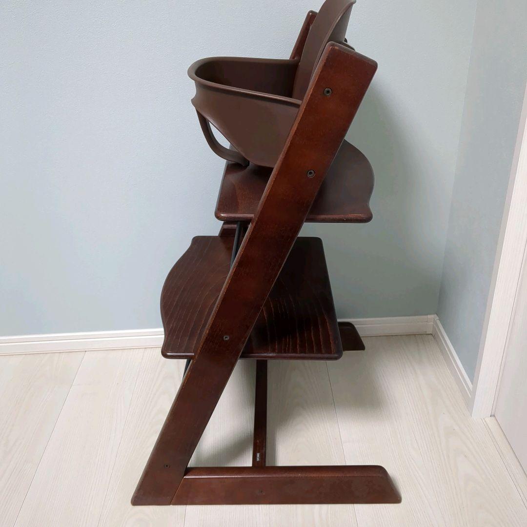 【ベビーセット付き】ストッケ トリップトラップ ブラウン ベビーチェア