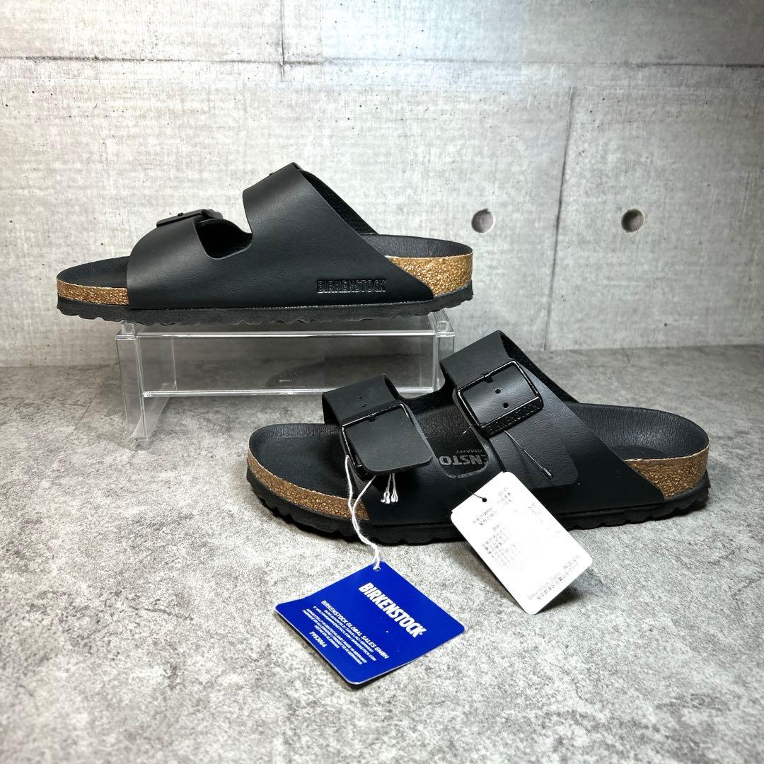 新品・タグ付き【ビルケンシュトック】アリゾナ/ビルコフロー/ブラック/24/幅広