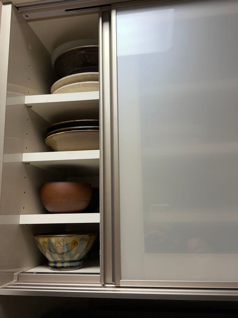 パモウナ 食器棚140 キッチンボード ハイタイプ