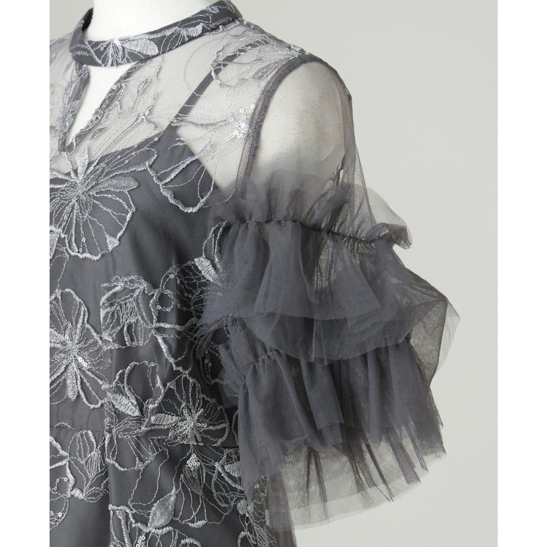 niana パーティードレス　スパンコール刺繍レース