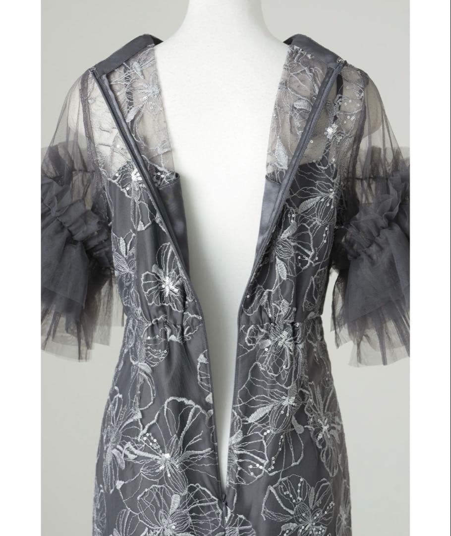 niana パーティードレス　スパンコール刺繍レース