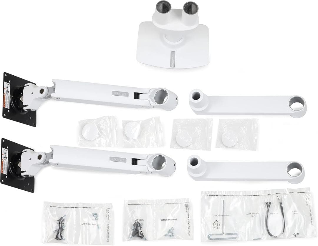 新品未使用 エルゴトロン LX デスク デュアル モニターアーム横型 ホワイト