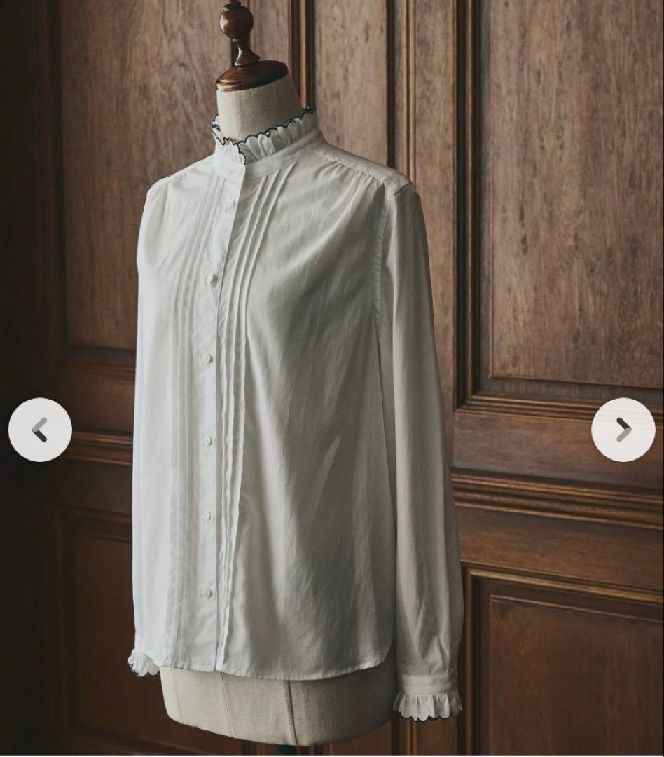 SINME スカラエンブロイダリーシャツ