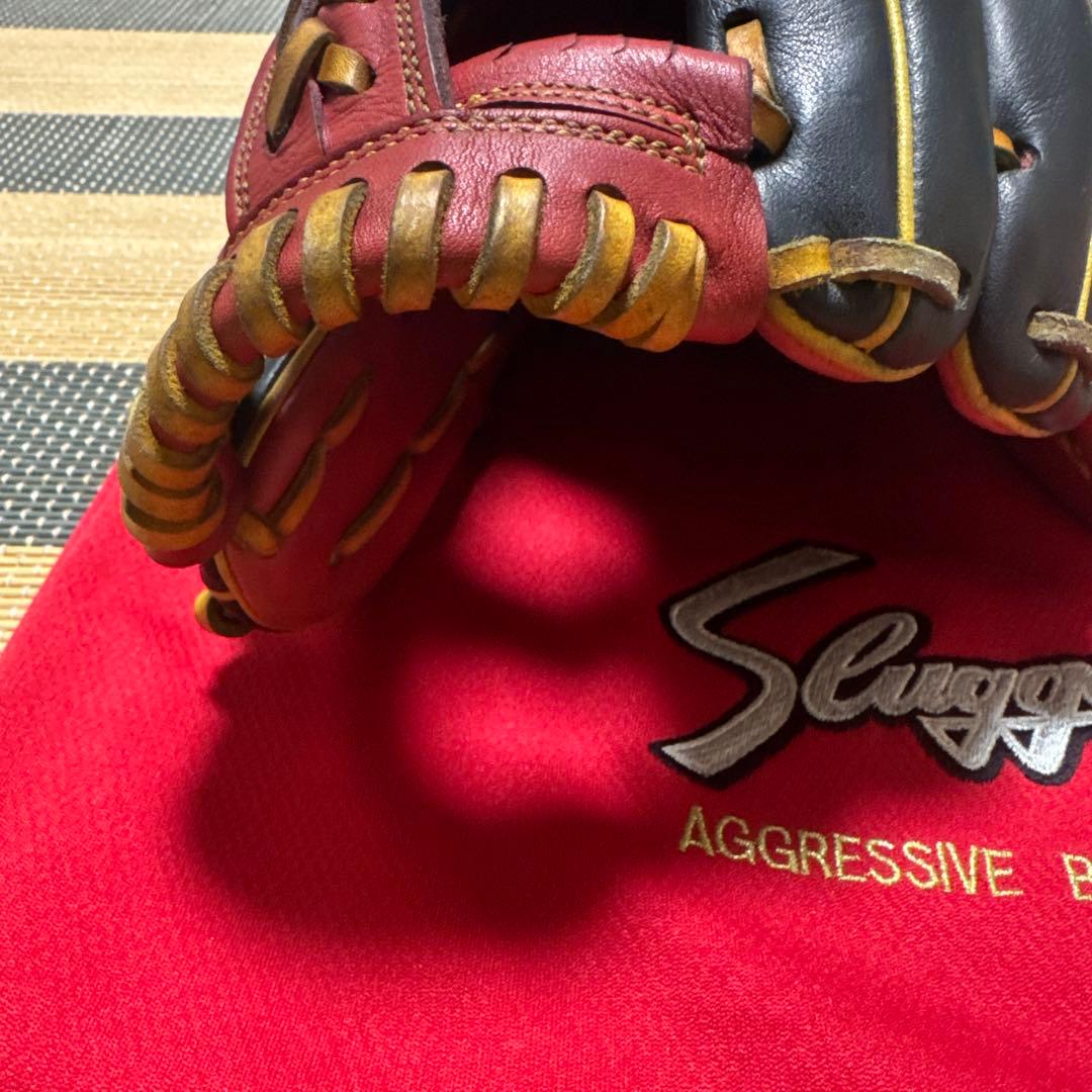 【最終】湯揉み型付済 久保田スラッガー L7内野手用オーダーグラブ