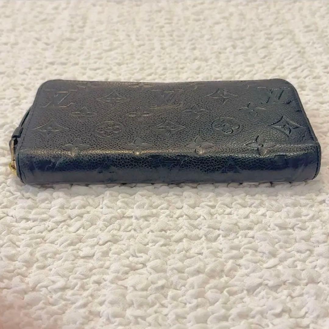 ヴィトン 長財布 モノグラム アンプラント ジッピーウォレット ブラック 黒