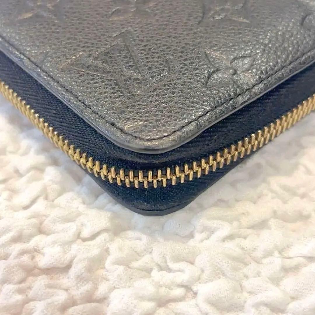 ヴィトン 長財布 モノグラム アンプラント ジッピーウォレット ブラック 黒