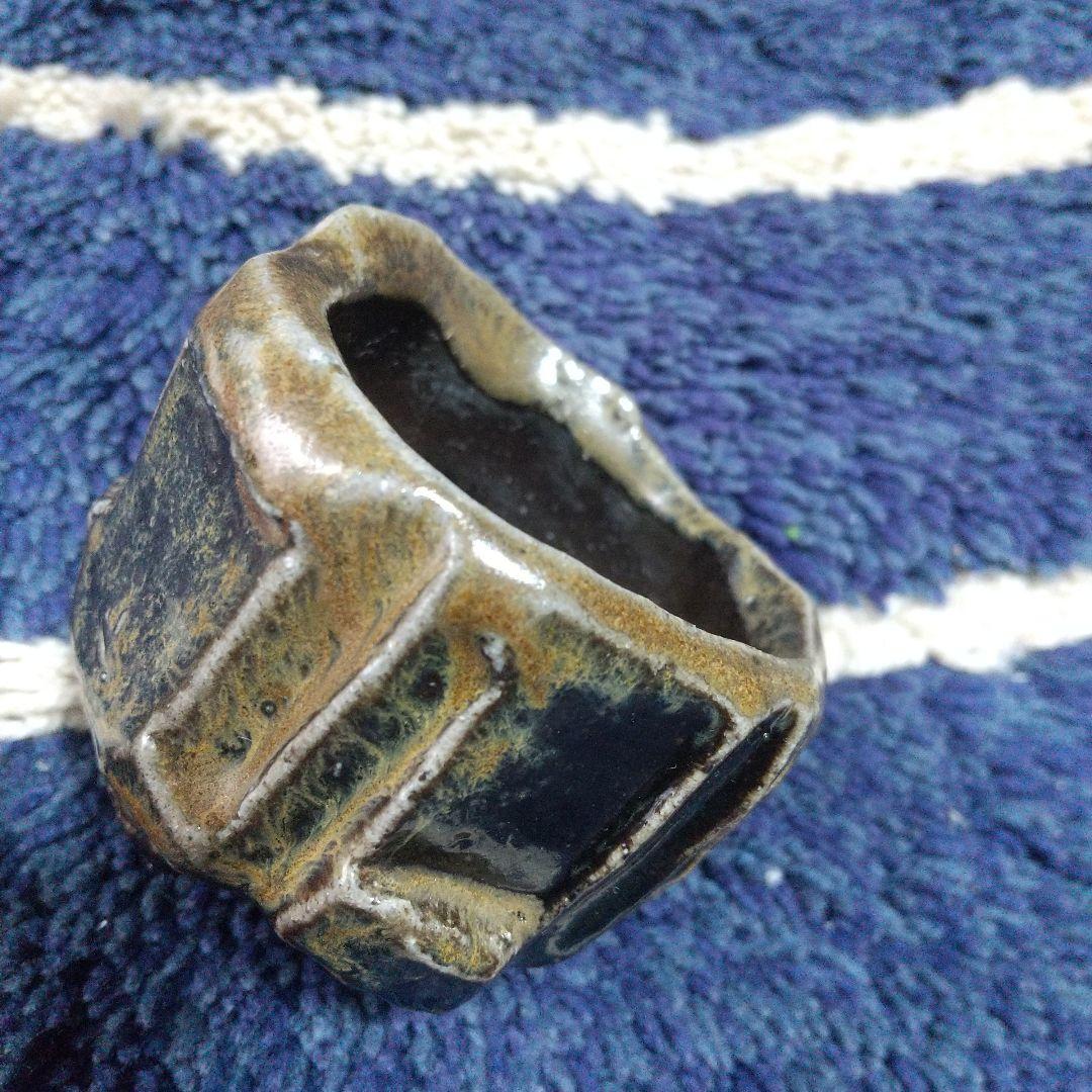 最終価格‼️馬場隆志「備前焼人気作家」備前黒ぐい飲み