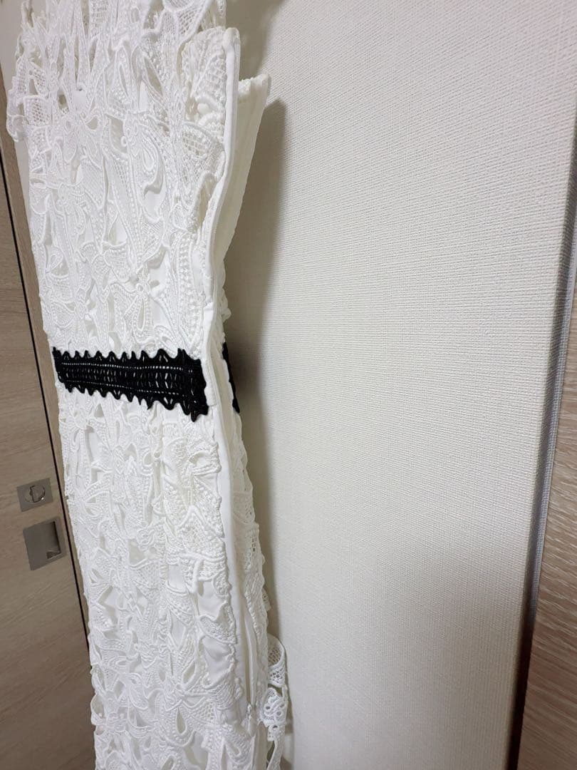 CELFORD 桂由美 総レースワンピース 白 38 セルフォード