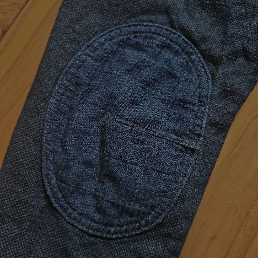 スノーピーク　どてら　藍染　インディゴ　 カーディガン風ジャケット