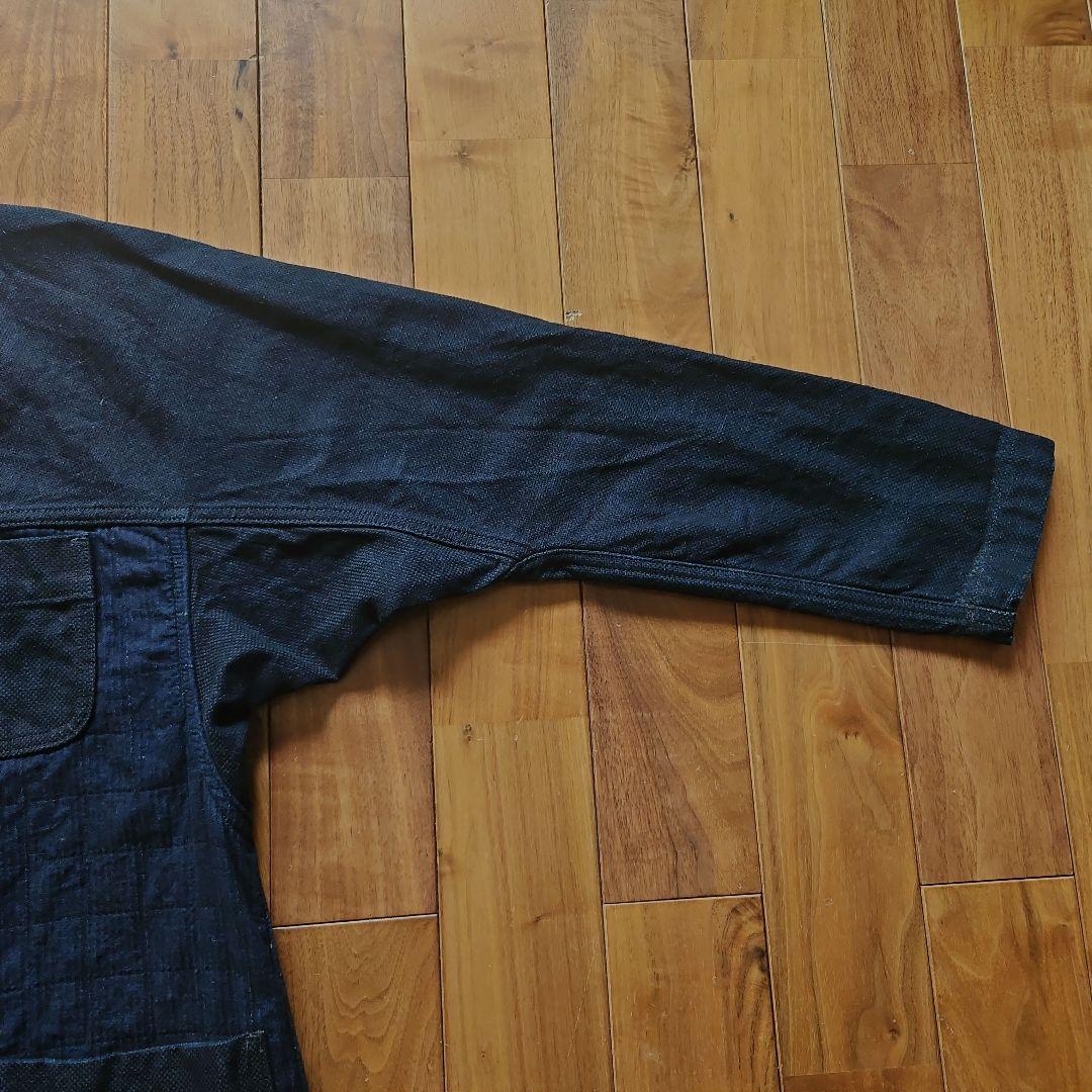 スノーピーク　どてら　藍染　インディゴ　 カーディガン風ジャケット