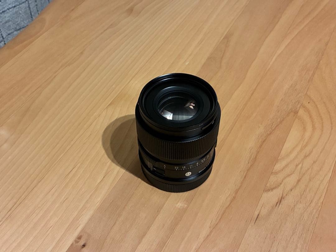 美品 SIGMA 90mm F2.8 DG DN Lマウント プロテクター付