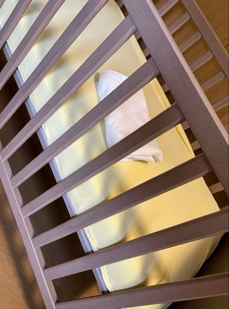 【IKEA】ベビーベッド＆マットレス スンドヴィーク vyssa 引き取り可能