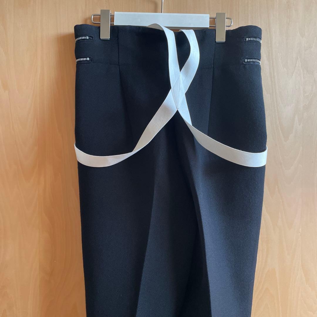 fumika uchida サスペンダーパンツ36 フミカウチダ　黒