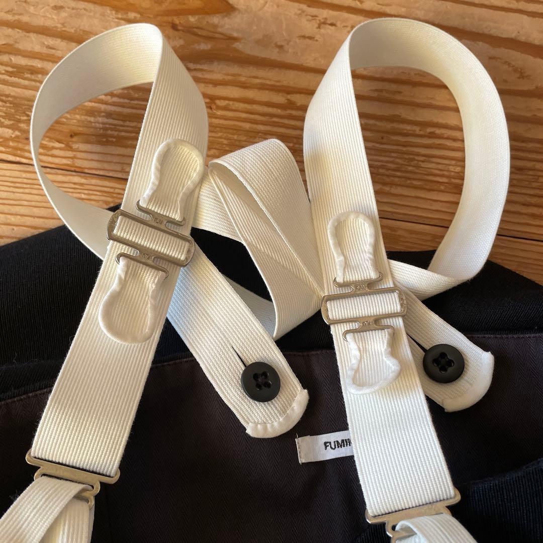 fumika uchida サスペンダーパンツ36 フミカウチダ　黒