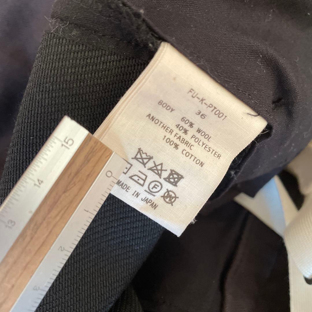 fumika uchida サスペンダーパンツ36 フミカウチダ　黒