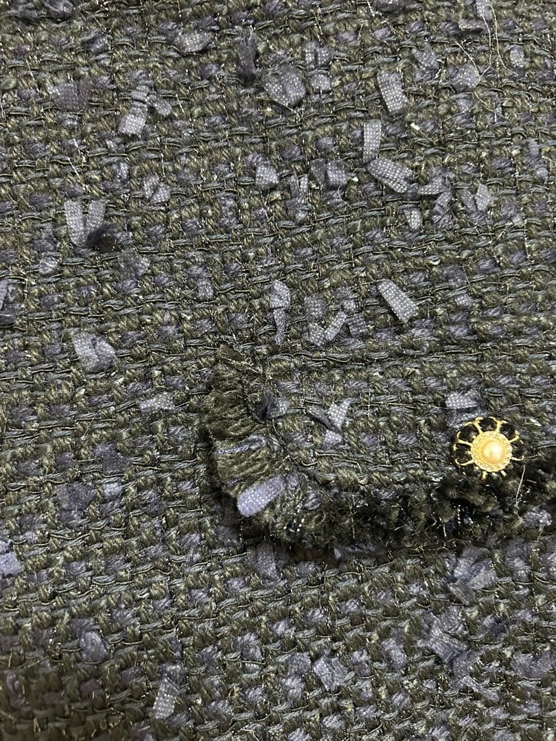 エムボーテ　ツイード フレア　ワンピース　B311