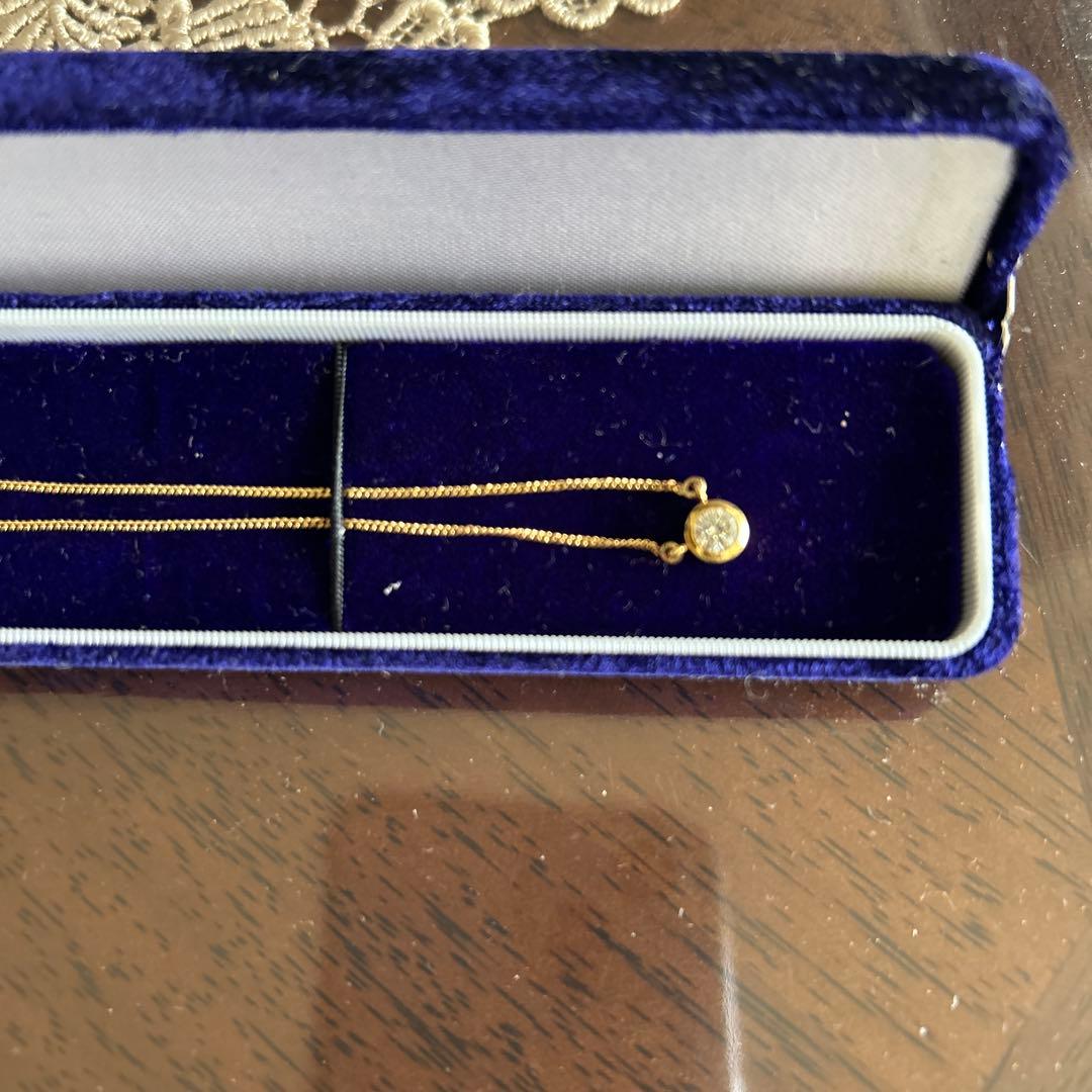 ゴールドシンプルチェーンネックレス最終価格 もこたん