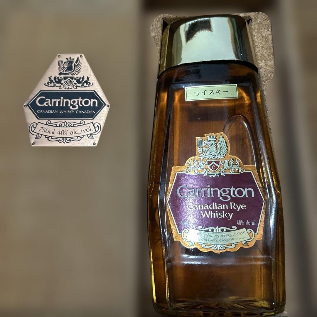 貴重Carrington カナディアンウイスキー 750ml 40%ヴィンテージ