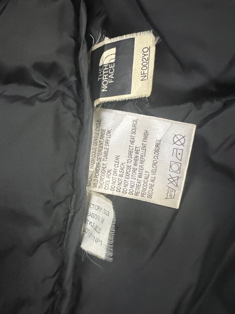 ノースフェイス ヌプシ ダウンジャケット サイズ L ブラック 700FP