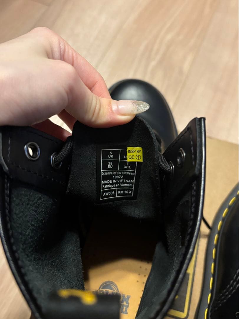 Dr.Martens 10072 8ホール ブーツ UK5 EU38