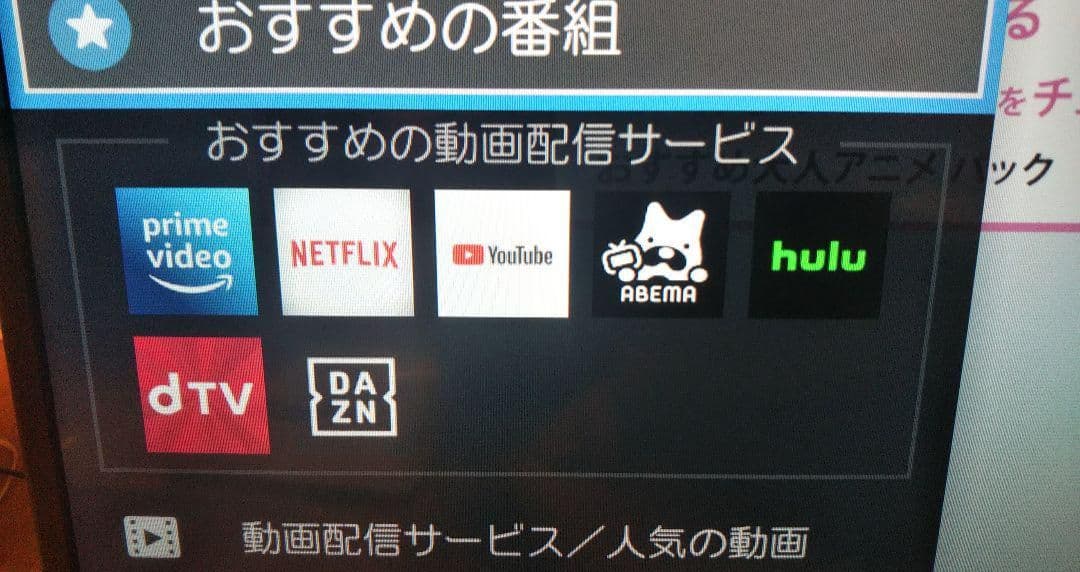 液晶テレビ REGZA 40型 2022年製 録画セット　⑥