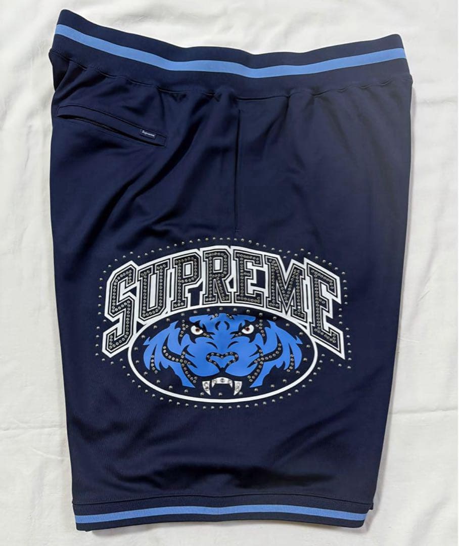 Supreme Studded Basketball Short 紺S