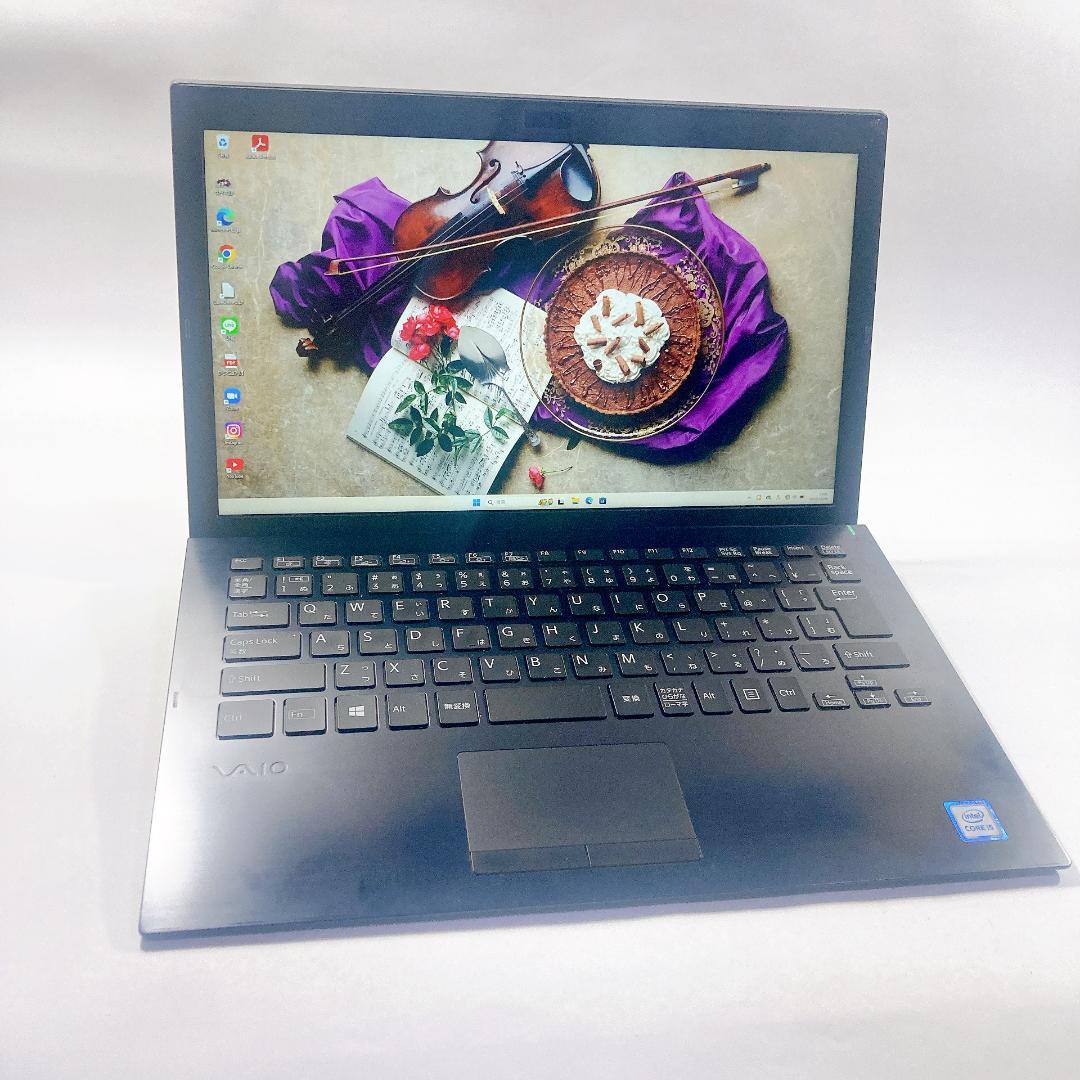 w77✨第8世代 /i5/オフィス付/爆速SSD/VAIO✨すぐ使えるノートPC